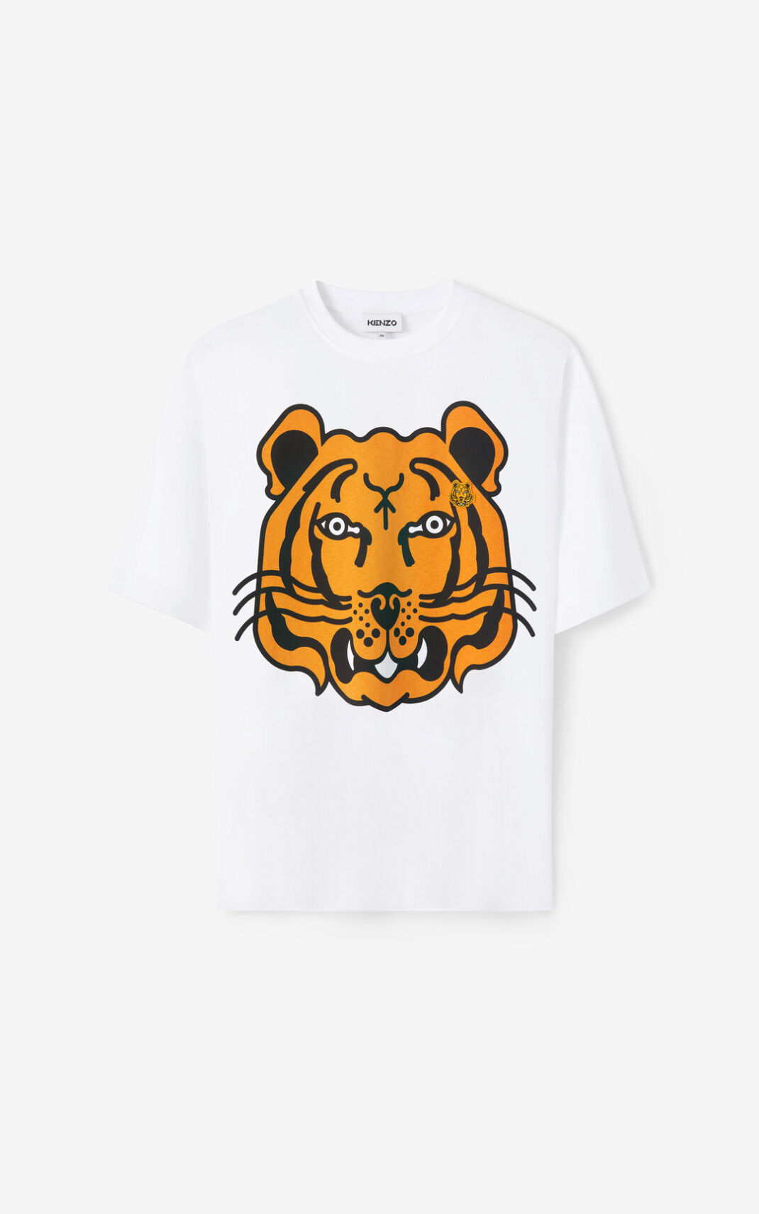 Camisetas Kenzo K Tiger oversized Hombre Blancas - SKU.4146191